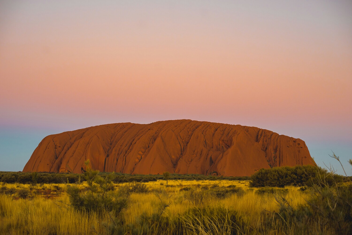 Uluru at sunset